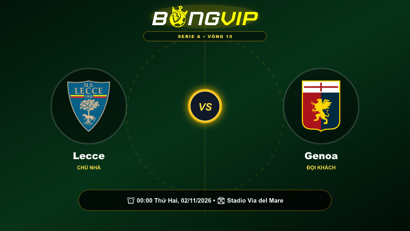 Soi kèo 00:00-02/11 Lecce vs Genoa – Cuộc chiến đỉnh cao