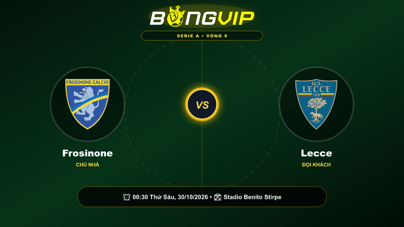 Soi kèo 00:30-30/10 Frosinone vs Lecce – Cuộc chiến đỉnh cao