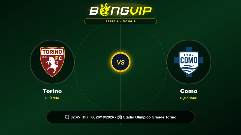 Soi kèo 02:45-28/10 Torino vs Como – Cuộc chiến đỉnh cao