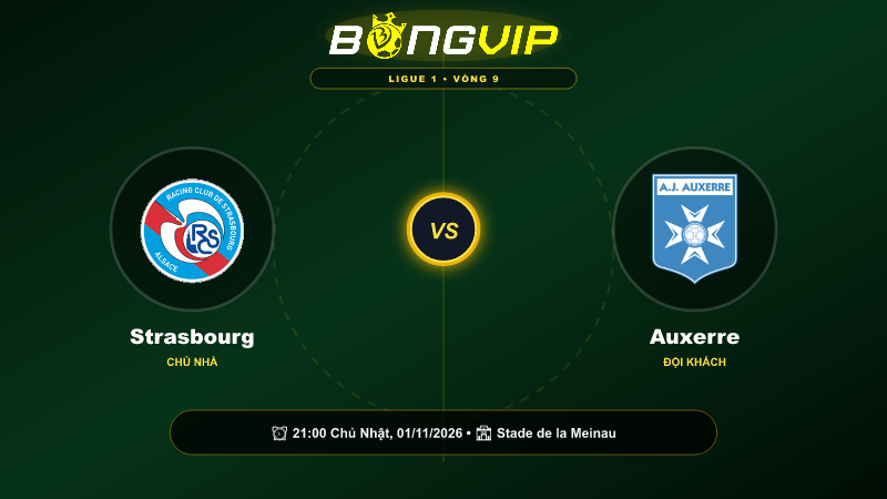 Soi kèo 21:00-01/11 Strasbourg vs Auxerre – Cuộc chiến đỉnh cao