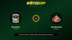 Soi kèo 22:00-31/10 Coventry vs Sunderland – Cuộc chiến đỉnh cao