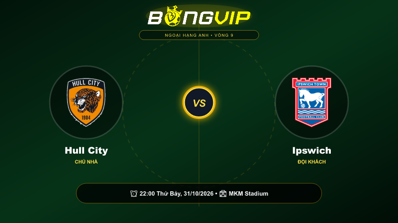 Soi kèo 22:00-31/10 Hull City vs Ipswich – Cuộc chiến đỉnh cao