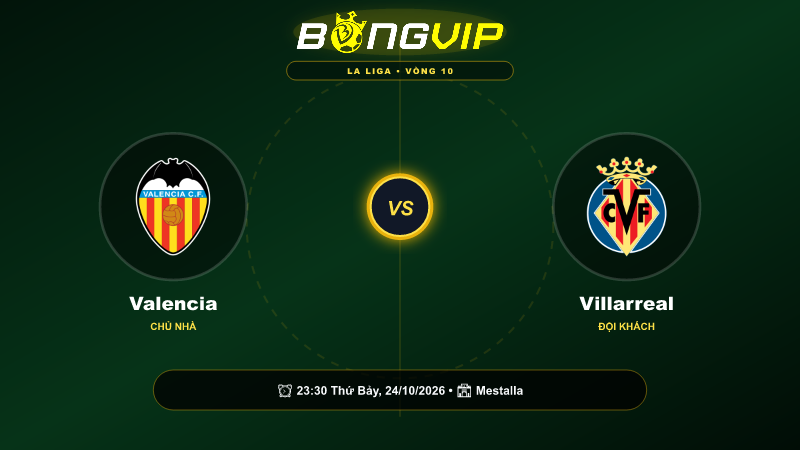 Soi kèo 23:30-24/10 Valencia vs Villarreal – Nảy lửa Derby Valenciano